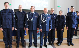 Pięciu nowych policjantów będzie służyć w Pile 