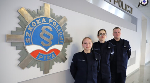 Słuchacze Szkoły Policji w Pile zatrzymali nietrzeźwego kierowcę - grafika