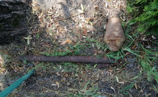 Pocisk do granatnika typu Panzerfaust wykopali budowlańcy 