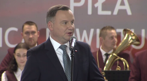 Piła to ważna część naszego państwa - mówił Andrzej Duda  - grafika