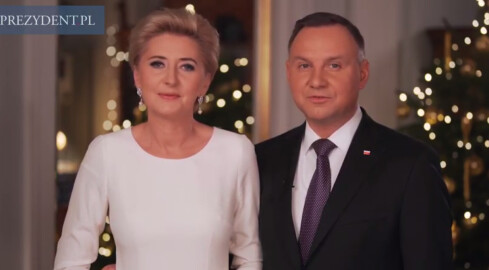 Para Prezydencka składa życzenia świąteczne - VIDEO - grafika