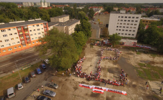 Żywa Kotwica w hołdzie bohaterom Powstania Warszawskiego