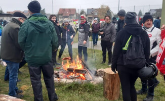 Na rowerach, w kajakach i pieszo świętowali 11 Listopada 