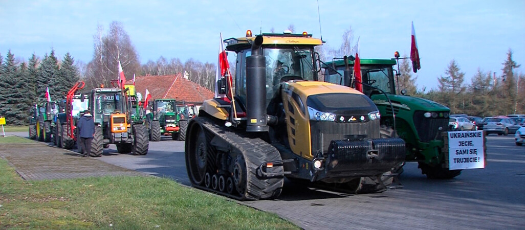 Rolnicy znów blokowali drogi 