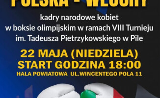 Mecz bokserski Polska - Włochy w Pile