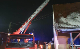 Pożar w Drożyskach Małych 