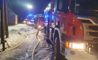 Pożar w Drożyskach Małych 