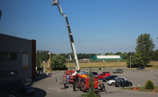 Aqapark w Pile był ewakuowany 