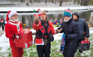 Spływ Mikołajkowy na Gwdzie - ZDJĘCIA 