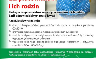 Maseczki ochronne dla pracowników i ich rodzin. Rusza akcja IGPW