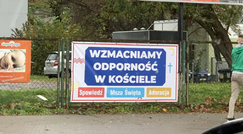 "Wzmacniamy odporność w kościele" Serio?  - grafika