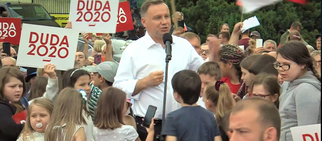 Andrzej Duda spotkał się z mieszkańcami Złotowa 