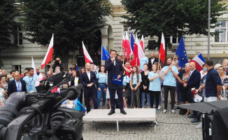 Rafał Trzaskowski rozmawiał z mieszkańcami Wałcza