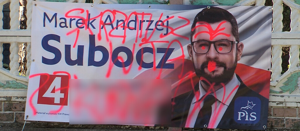 Wyborcze emocje rosną. Dostaje się m.in. plakatom