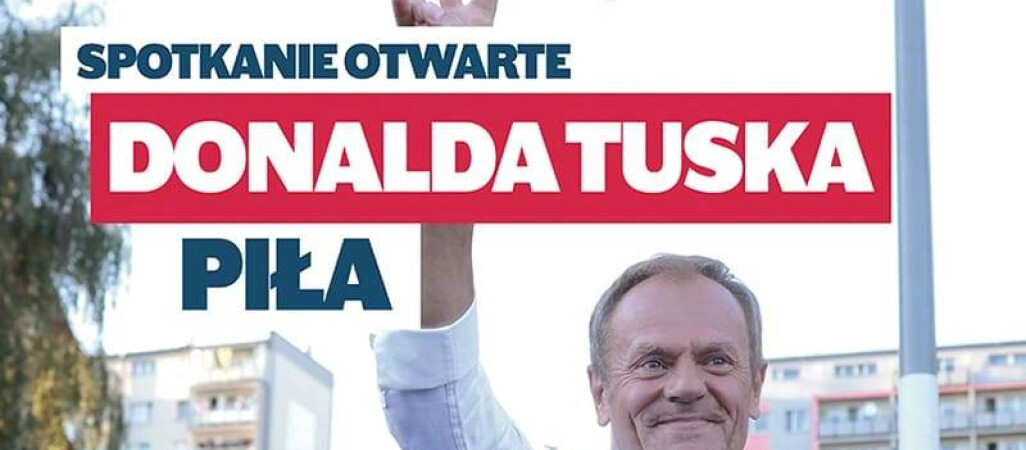 Donald Tusk przyjeżdża do Piły