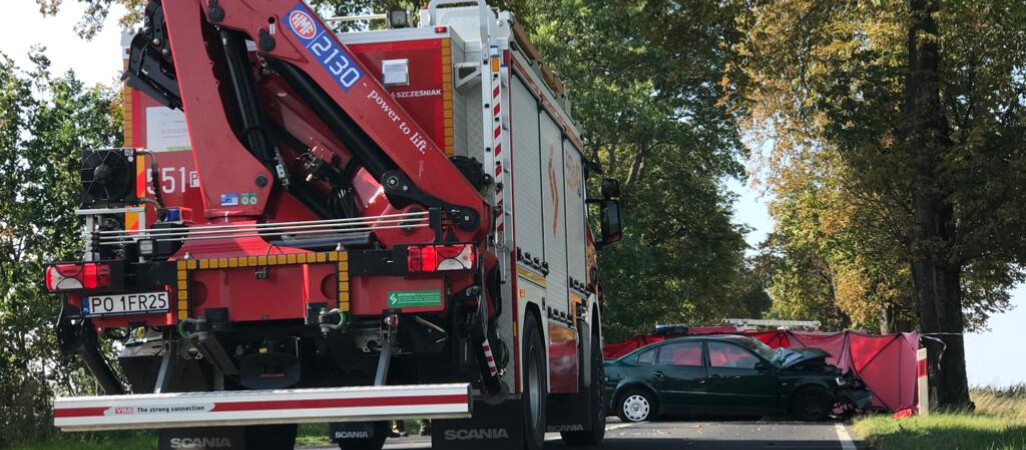 Śmiertelny wypadek pod Piłą. Zginął 71-letni kierowca 