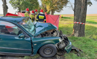 Śmiertelny wypadek pod Piłą. Zginął 71-letni kierowca 