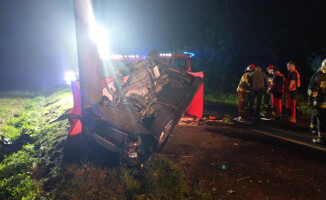 Tragiczny wypadek na drodze Szamocin-Białośliwie [ZDJĘCIA]