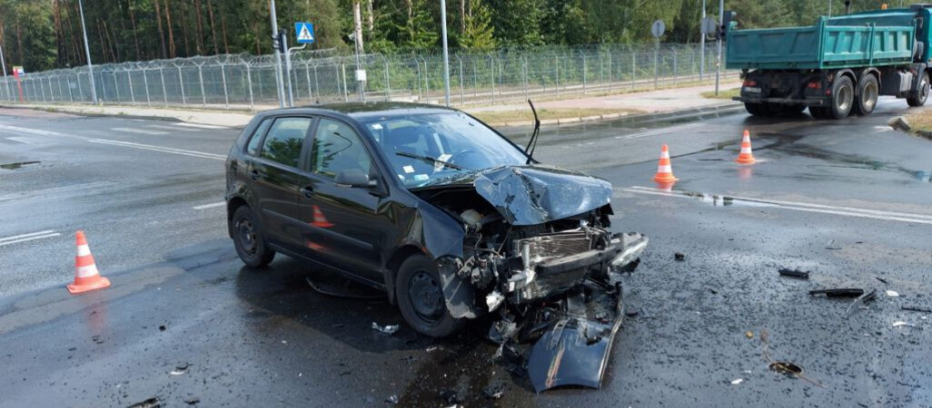 Kolizja z udziałem autobusu MZK w Pile