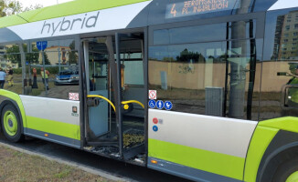 Kolizja z udziałem autobusu MZK w Pile