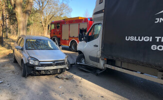 Wypadek na Drodze Kotuńskiej - ZDJĘCIA 