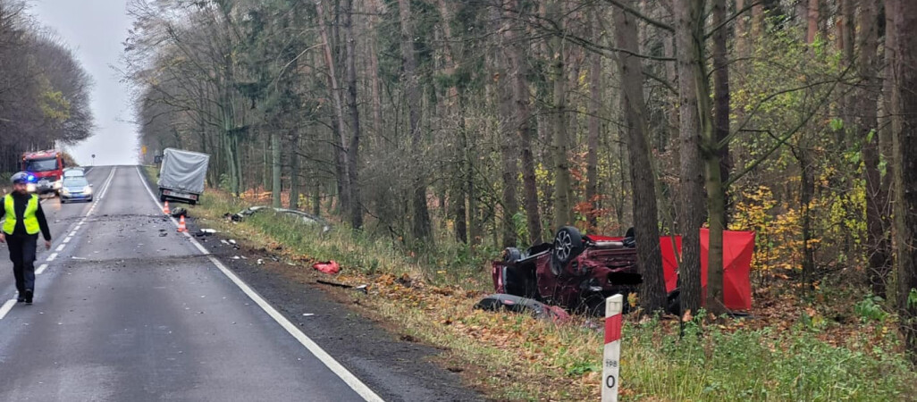 74-latek zginął w wypadku na krajowej 10. pod Piłą 