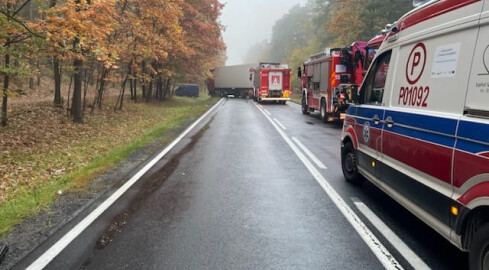 Śmiertelny wypadek na DK 11. 47-latek zginął na miejscu - grafika