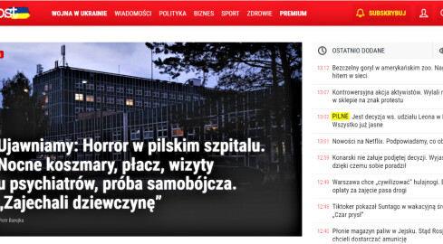 Tygodnik Wprost o nieprawidłowościach w pilskim szpitalu  - grafika