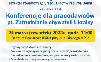 Konferencja w Pile o zatrudnianiu obywateli Ukrainy