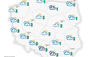 Pogoda dla województwa wielkopolskiego