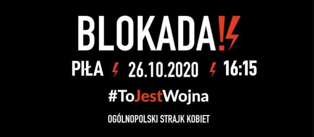 #ToJestWojna. Kobiety zablokują rondo w Pile 